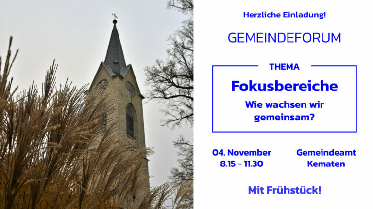Gemeindeforum 11/2023
