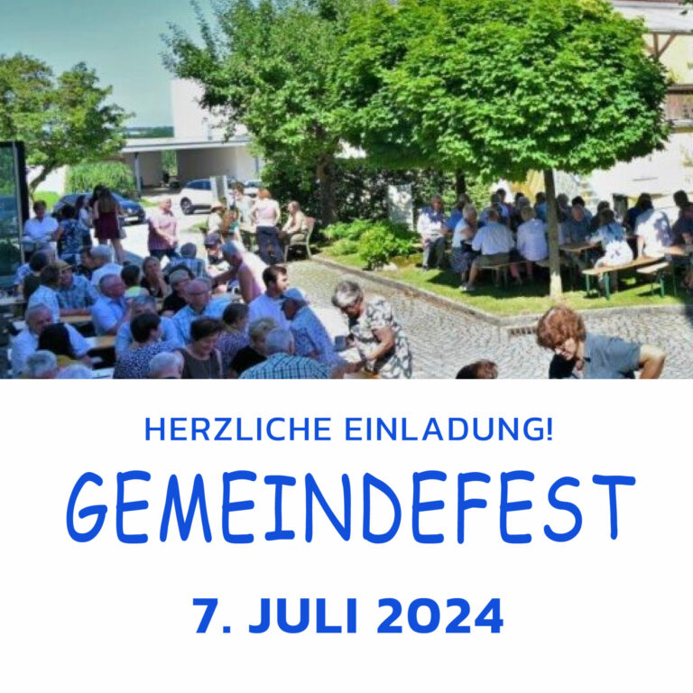 Am 7. Juli ist Gemeindefest in Neukematen